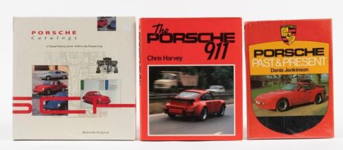 PORSCHE: Three&nbsp;hardcover books covering the Porsche marque. 'PORSCHE PAST & PRESENT' by Denis Jenkinson