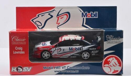 HOLDEN: A Classic Carlectables 1:43 scale Mobil HRT VT Commodore (1001-3). 'Mobil' livery