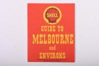 SHELL: A superb Shell 'Guide to Melbourne and Environs', specially produced for the 1956 Melbourne Olympics, printed by P.C Grosser Litho. Melb.