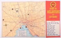 SHELL: A superb Shell 'Guide to Melbourne and Environs', specially produced for the 1956 Melbourne Olympics, printed by P.C Grosser Litho. Melb. - 3