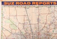 BROADBENTS: A c1950s large colour printed folding Broadbent's 'Offical Copyright Map No.182 - 'Melbourne To and Fro', featuring Mobil Oil Advertising, 73.5cm wide, 99cm high unfolded.&nbsp; - 4