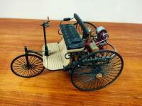 BENZ: A 1:8 scale model by Franklin Mint of the 1886 BENZ