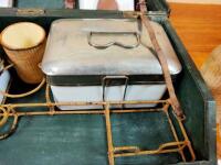 PICNIC: An Edwardian picnic set in the form of a footrest - 4