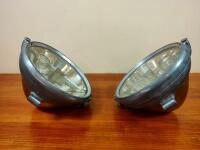 LAMPS: A pair of high quality 1920s/30s Marchal headlamps used on Rolls-Royce, Bentley, Delage, Hispano Suiza,Voisin, Isotta Fraschinii and Bentley - 7