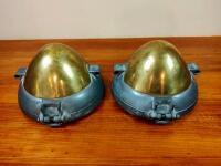 LAMPS: A pair of high quality 1920s/30s Marchal headlamps used on Rolls-Royce, Bentley, Delage, Hispano Suiza,Voisin, Isotta Fraschinii and Bentley - 9