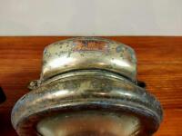 LAMPS: A pair of large acetylene lamps by 'M&B' - 3
