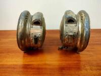 LAMPS: A pair of large acetylene lamps by 'M&B' - 5