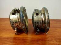 LAMPS: A pair of large acetylene lamps by 'M&B' - 10
