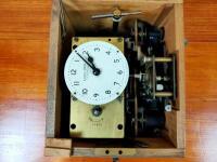 CLOCK: A horizontal tabletop boxed &lsquo;Bundy&rsquo; clock by Glenhill Brook - 8