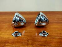 LAMPS: A pair of chrome &lsquo;Lucas King of the Road&rsquo; side lamps - 2