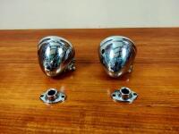 LAMPS: A pair of chrome &lsquo;Lucas King of the Road&rsquo; side lamps - 3