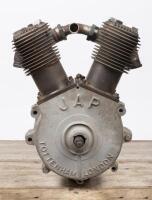 J.A.P: A side valve J.A.P V-Twin motorcycle engine, numbered '40443' [Location: Melbourne]