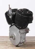 J.A.P: A side valve J.A.P V-Twin motorcycle engine, with Lucas KNV magneto [Location: Melbourne] - 2