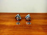 LAMPS: A pair of chrome &lsquo;Lucas King of the Road&rsquo; side lamps - 6