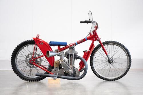 42 · Circa 1950 A.J.W-J.A.P Speedway bike - [Location: Melbourne]