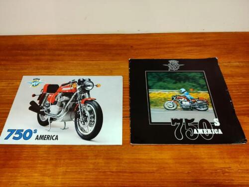 MV AGUSTA: Two brochures for the MV Agusta 750s America