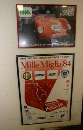 MILLE MIGLIA: Two posters featuring the 1000 Miglia