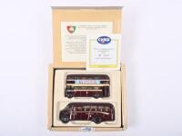 AEC: A CORGI 1:43 scale COVENTRY BUS SET. Numbered '03017' of 10,000 produced