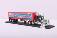 PETERBILT: A MATCHBOX 1:100 scale Peterbilt cab and trailer in 'HARLEY-DAVIDSON' livery (CCY04/HA-M) - 2