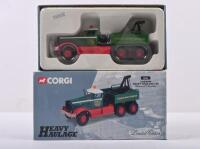 DIAMOND T WRECKER: A Limited Edition CORGI HEAVY HAULAGE 1:50 scale Diamond T Wrecker in 'CADZOW HEAVY HAULAGE LTD' livery (55603). Numbered '0489' of 2,700