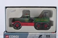 DIAMOND T WRECKER: A Limited Edition CORGI HEAVY HAULAGE 1:50 scale Diamond T Wrecker in 'CADZOW HEAVY HAULAGE LTD' livery (55603). Numbered '0489' of 2,700 - 2