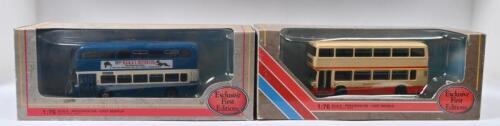 BUS: Two Exclusive First Editions 1:76 scale buses. Alexander Atlantean from the 'GREAT YARMOUTH CORPORATION' (23503) & Leyland Olympian ECW in 'EASTERN COUNTIES' livery (29613)