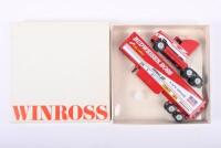 RACING TRANSPORTER: A 1994 Gary Collins 1/64th Budweiser Boss "Monster Truck" Hauler by Winross