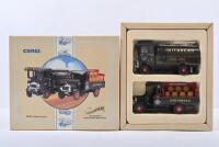 AEC: A Limited Edition CORGI CLASSIC COMMERCIALS. 'The WHITBREAD' set consisting of a AEC CABOVER & THORNYCROFT BEER TRUCK. Numbered '1183' of 4,000 produced