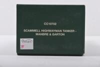 SCAMMELL: A CORGI PREMIUM EDITION SCAMMELL HIGHWAYMAN TANKER in 'MANBRE & GARTON' livery (CC10702). Numbered '0803' of 2000 distributed worldwide - 2