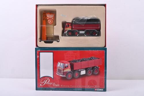 AEC: A Limited Edition CORGI 1:50 scale, 'Passage of TIME' series, AEC mkv MAMMOTH MAJOR 8 WHEEL TIPPER WITH COAL LOAD AND LEA CLOCK (26601), 'ANDERSON OF NEWHOUSE' livery. Numbered '3514' of 4,000 produced