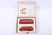BUS SET: A Limited Edition CORGI '1916 - 1991 - 75 YEARS, QUALITY SERVICE - The EAST KENT Set'. AEC Regal and Bedford OB in 'EAST KENT' livery. Numbered '04341' of 10,000 produced