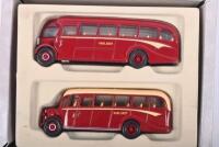 BUS SET: A Limited Edition CORGI '1916 - 1991 - 75 YEARS, QUALITY SERVICE - The EAST KENT Set'. AEC Regal and Bedford OB in 'EAST KENT' livery. Numbered '04341' of 10,000 produced - 2