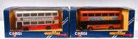 METROBUS: Two CORGI Metrobus models. 'NATIONAL GARDEN FESTIVAL' & 'AirUK' models