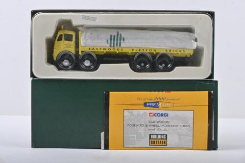 Foden: A Corgi Premium Edition Foden Fg 8 Wheel Platform Lorry In 'Eastwoods' Livery (12302). Numbered '1615' Of 2000