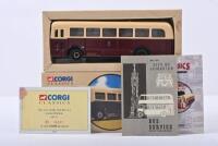 LEYLAND: A CORGI CLASSICS Leyland WEYMANN SINGLE DECK BUS in LEICESTER CITY TRANSPORT livery (97810). Numbered '06197' of 10,000 produced