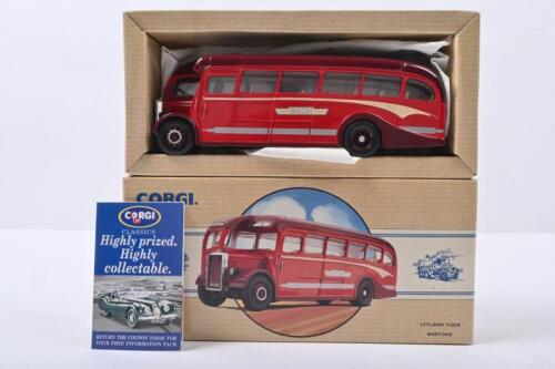 LEYLAND: A CORGI CLASSICS Leyland Tiger bus in 'BARTONS' livery (97211)