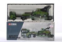 AEC: A Limited Edition CORGI CLASSICS HEAVY HAULAGE 1:50 scale AEC Ergomatic Articulated, with Scammell Highwayman Crane and Low Loader Set in 'CHRIS MILLER' livery (31003). Numbered '02065' of 6,700