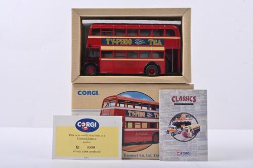 GUY ARAB: A Limited Edition CORGI CLASSIC COMMERCIALS Guy Arab - 'Anniversary of The Yorkshire Woollen District Transport Co. Ltd. Dewsbury.'. Numbered '0990' of 5,968 produced