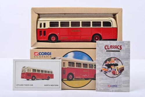 LEYLAND: A CORGI CLASSICS 'CLASSIC PUBLIC TRANSPORT' Leyland Tiger Cub bus in 'NORTH WESTERN' livery (97364). Numbered '2499' of 5,500 produced
