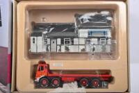 AEC/CAFE: A Limited Edition CORGI 'CAFE CONNECTION' set (CC11501). 1:50 scale AEC MKV MAMMOTH MAJOR PLATFORM LORRY in 'SIDDLE COCK' livery, with cold cast 'The Lazy Trout' cafe diorama. Numbered '0790' of 2,700 distributed worldwide - 2