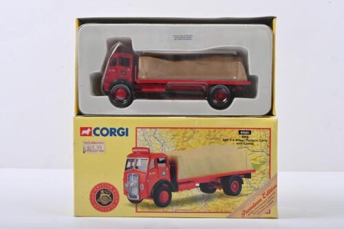 ERF: A CORGI PREMIUM EDITION 1:50 scale ERF V 4 Wheel Platform Lorry with Canvas in 'BRITISH ROAD SERVICES' livery (09601). Numbered '0429' of 2,000 produced