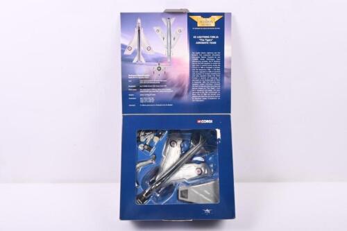 EE LIGHTNING: A CORGI 1:72 scale EE LIGHTNING F.Mk.IA "The Tigers" AEROBATIC TEAM (AA32301) aircraft model