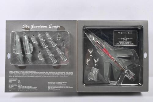 TORNADO: A Sky Guardians Europe 1:72 scale Panavia Tornado F3, RAF 56 Squadron Firebirds ZE735 aircraft model in Royal Air Force 'Firebird' colours