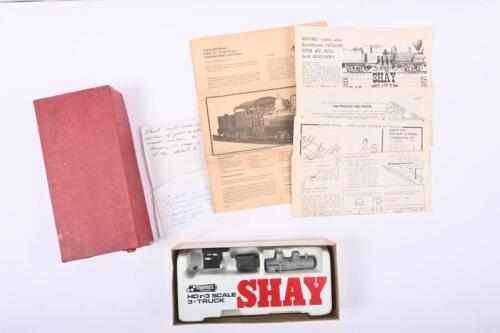 3-TRUCK LOCOMOTIVE: A Roundhouse HO 390 Shay 3-TRUCK LOCOMOTIVE KIT (C-3)