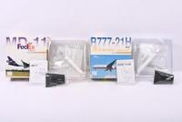 DRAGON WINGS: Two 1:400 scale Dragon Wings Aircraft Premiere Collection diecast models. Boeing B777-21H&nbsp;"Emirates" and Special Edition MD-11 "FedEx"