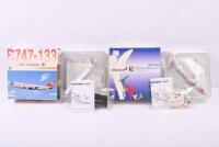 DRAGON WINGS: Two 1:400 scale Dragon Wings Aircraft Premiere Collection diecast models. Boeing B747-2133&nbsp;"AIR CANADA" and Boeing B747-312&nbsp;"South African Airways"