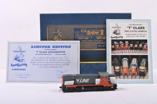 DIESEL ELECTRIC LOCOMOTIVE: A Precision Scale Models (Samhongsa of Korea) HO Gauge "T" CLASS DIESEL ELECTRIC LOCOMOTIVE, 2ND SERIES V/LINE No.363. Numbered '014' of 100 units