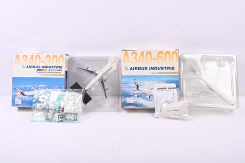 AIRBUS: Two DRAGON WINGS 1:400 scale Premiere Collection Airbus diecast models. A340-300 & A340-600 AIRBUS INDUSTRIE models