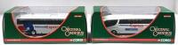 NATIONAL EXPRESS: Two Limited Edition 1:76 scale CORGI&nbsp;bus models in NATIONAL EXPRESS liveries. Plaxton Panther & Scania Irizar models
