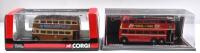 TROLLEYBUS: Two Limited Edition 1:76 scale CORGI 'THE ORIGINAL OMNIBUS' Trolleybus models. Q1 TROLLEYBUS&nbsp;bus in red&nbsp;'LONDON TRANSPORT' livery. Numbered '5530' of 9700